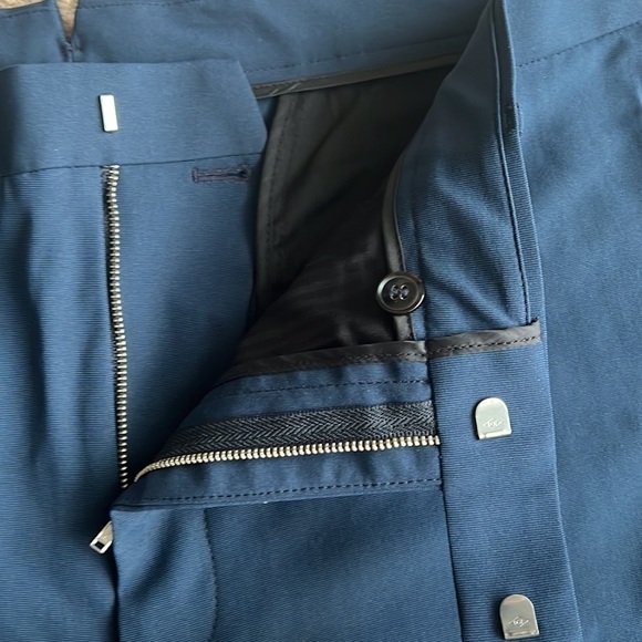 Sene Soho FlexTech 39x28 Blue Tailored Dress Pant - Picture 8 of 13